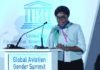 Assoumou Koki vante le modèle camerounais d’intégration des femmes dans l’aviation civile au Sommet mondial de Cape Town