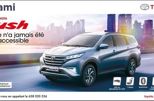 Avec le nouveau Toyota Rush, le Camerounais Cami fait les yeux doux aux familles frileuses d’aventure