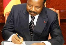 Paul Biya ratifie l’accord de prêt de 7,092 milliards de FCFA conclu entre le Cameroun et le FADD pour le financement partiel du tronçon Bingambo-Grand Zambi