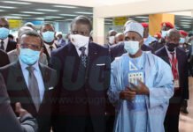 Cameroun-Transport aérien : Dion NGUTE fait la revue des troupes à Nsimalen avant la réouverture « éventuelle » des frontières aériennes