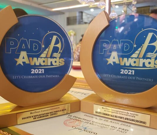 PAD Awards : La Société d’exploitation des parcs à bois du Cameroun (SEPBC) sacrée « Meilleur Concessionnaire au Port »