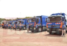 THYCHLOF Sarl, nouveau dans la collecte des ordures ménagères à Yaoundé, renforce son parc avec 7 nouveaux camions