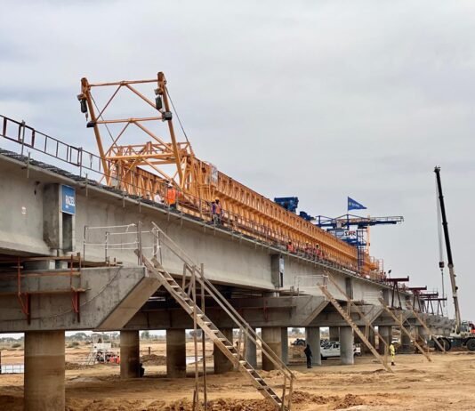 Pont sur le Logone entre Yagoua et Bongor : 43% de taux d’exécution au 05 avril 2023