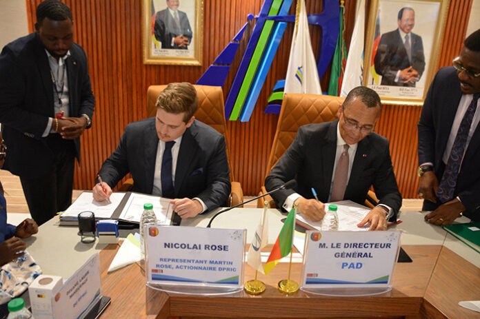 Signature de la convention entre le PAD et DPRIC sur l'extension du réseau ferroviaire au Port de Douala-Bonabéri