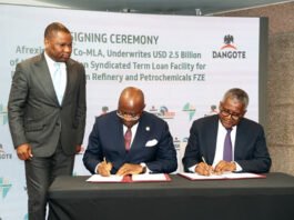 Afreximbank garantit 2,5 milliards de dollars à la raffinerie Dangote sur le prêt syndiqué de 4 Mds US