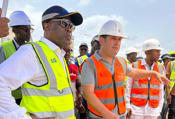 Visite de Patrice MELOM, DG du PAK sur les projets en cours dans le domaine portuaire de Kribi