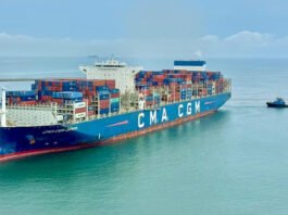 Port de Kribi : Le terminal à conteneurs accueille le CMA CGM Zephyr (15 000 EVP) et confirme la position de son terminal