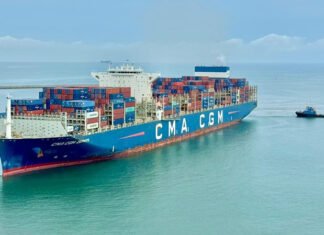 Port de Kribi : Le terminal à conteneurs accueille le CMA CGM Zephyr (15 000 EVP) et confirme la position de son terminal