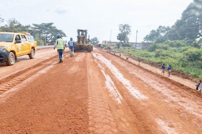 Travaux de dédoublement de la pénétrante Nord de Yaoundé